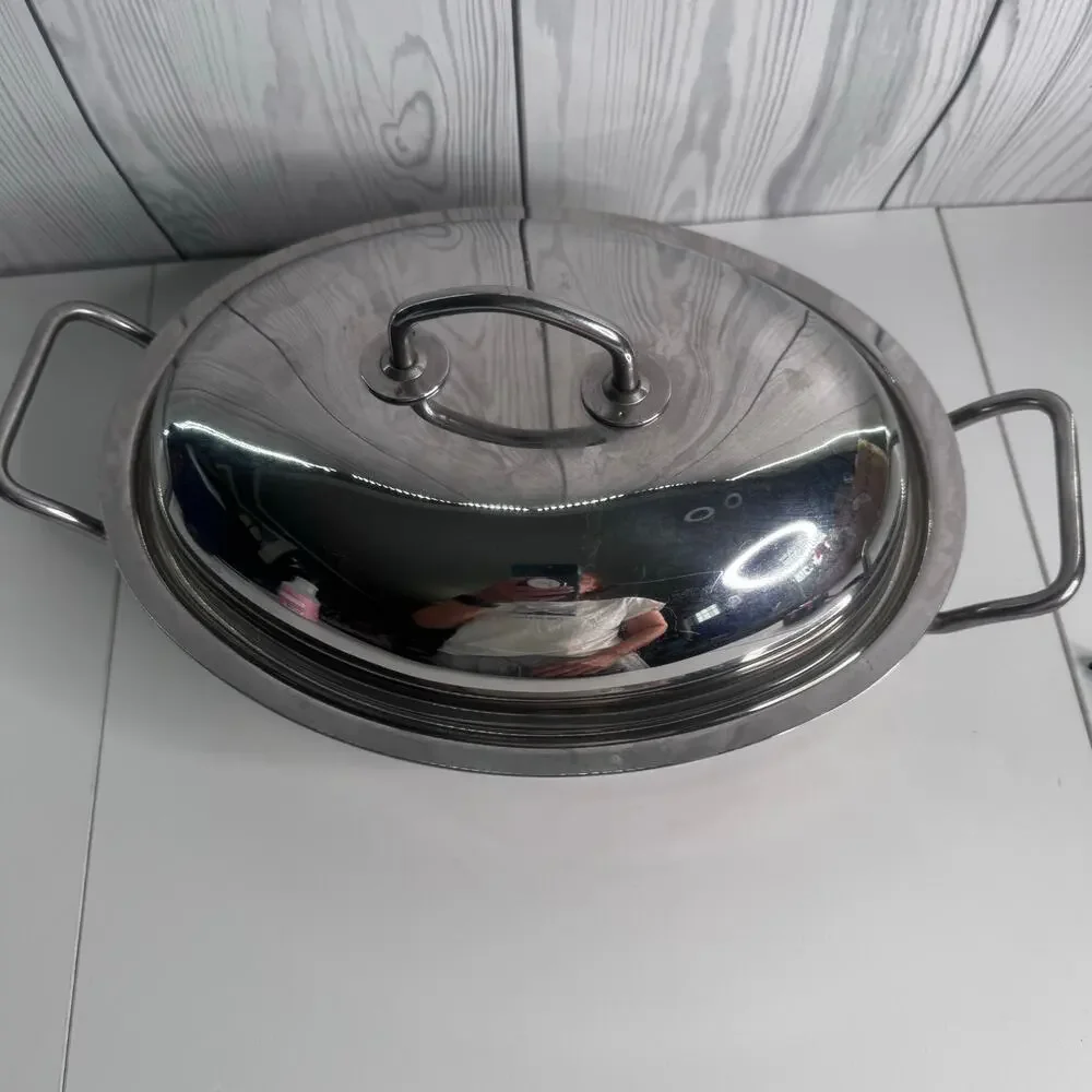 TEKNIKA by SILGA Cookware Double Handle Casserole Pan with Lid Braising Pot